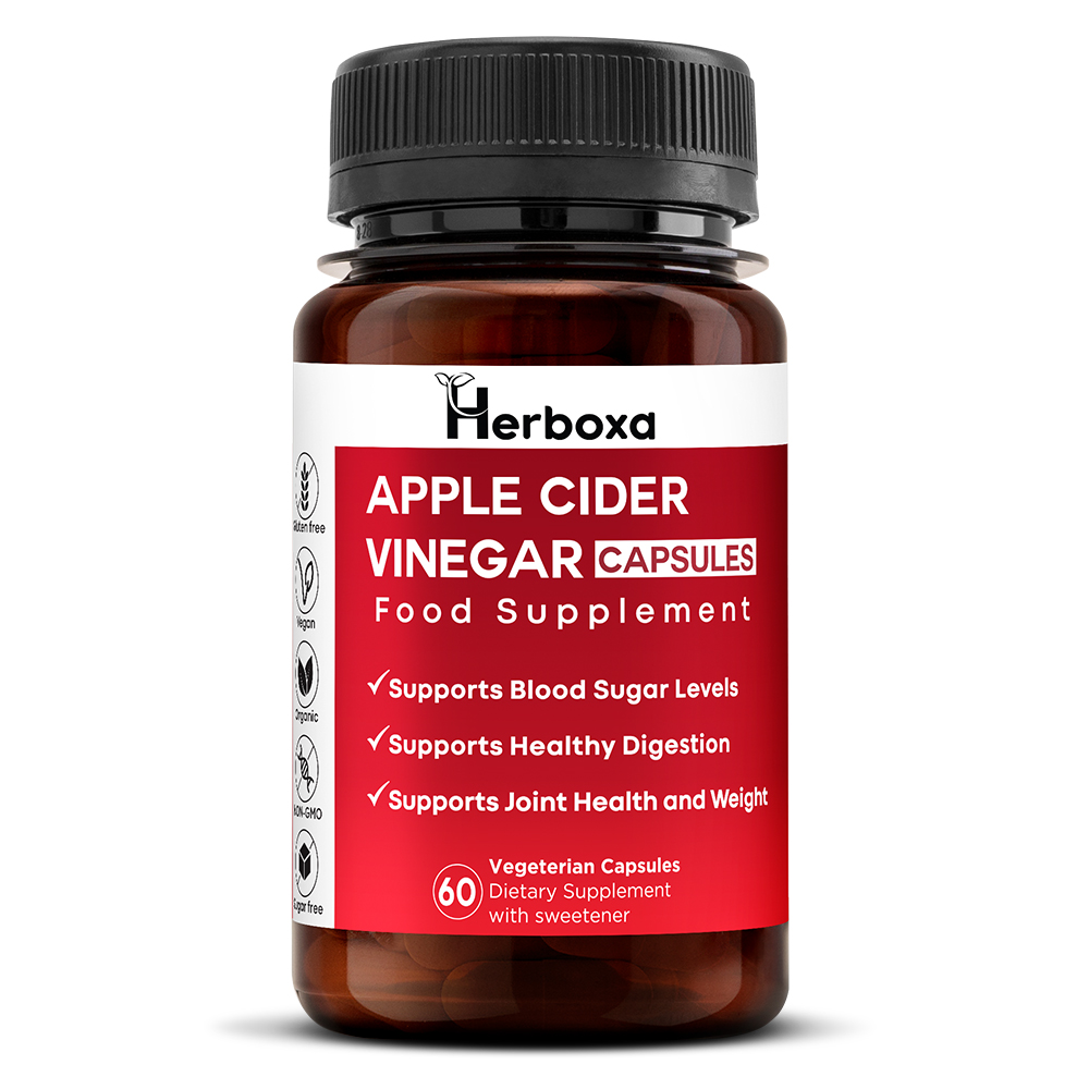 Herboxa Premium Apfelessig Kapseln Apple Cider