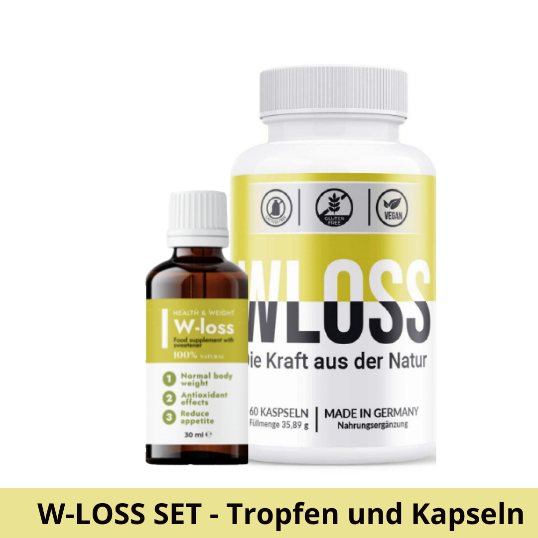 W-Loss SET  Original 30 ml Tropfen W-loss & W-loss Kapseln