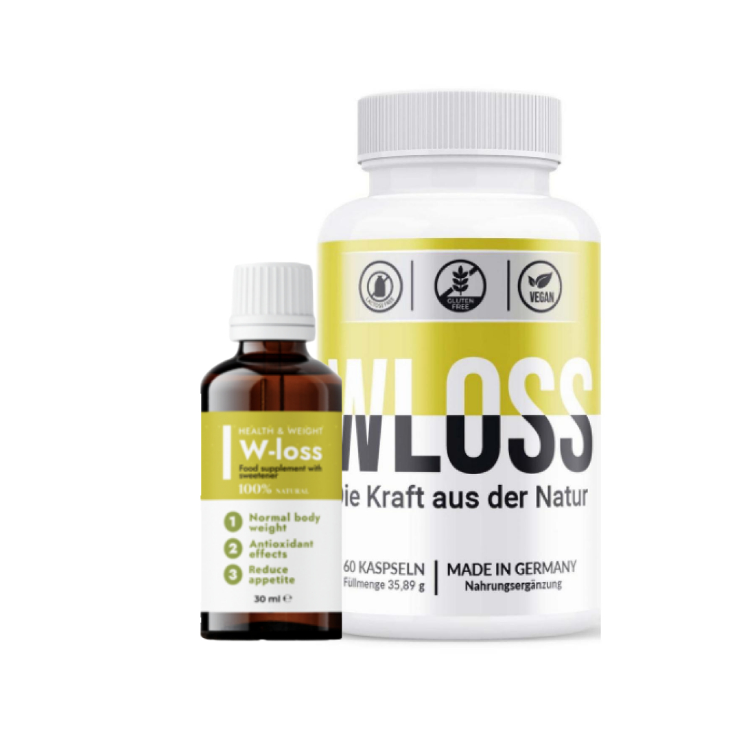 W-Loss SET  Original 30 ml Tropfen W-loss & W-loss Kapseln